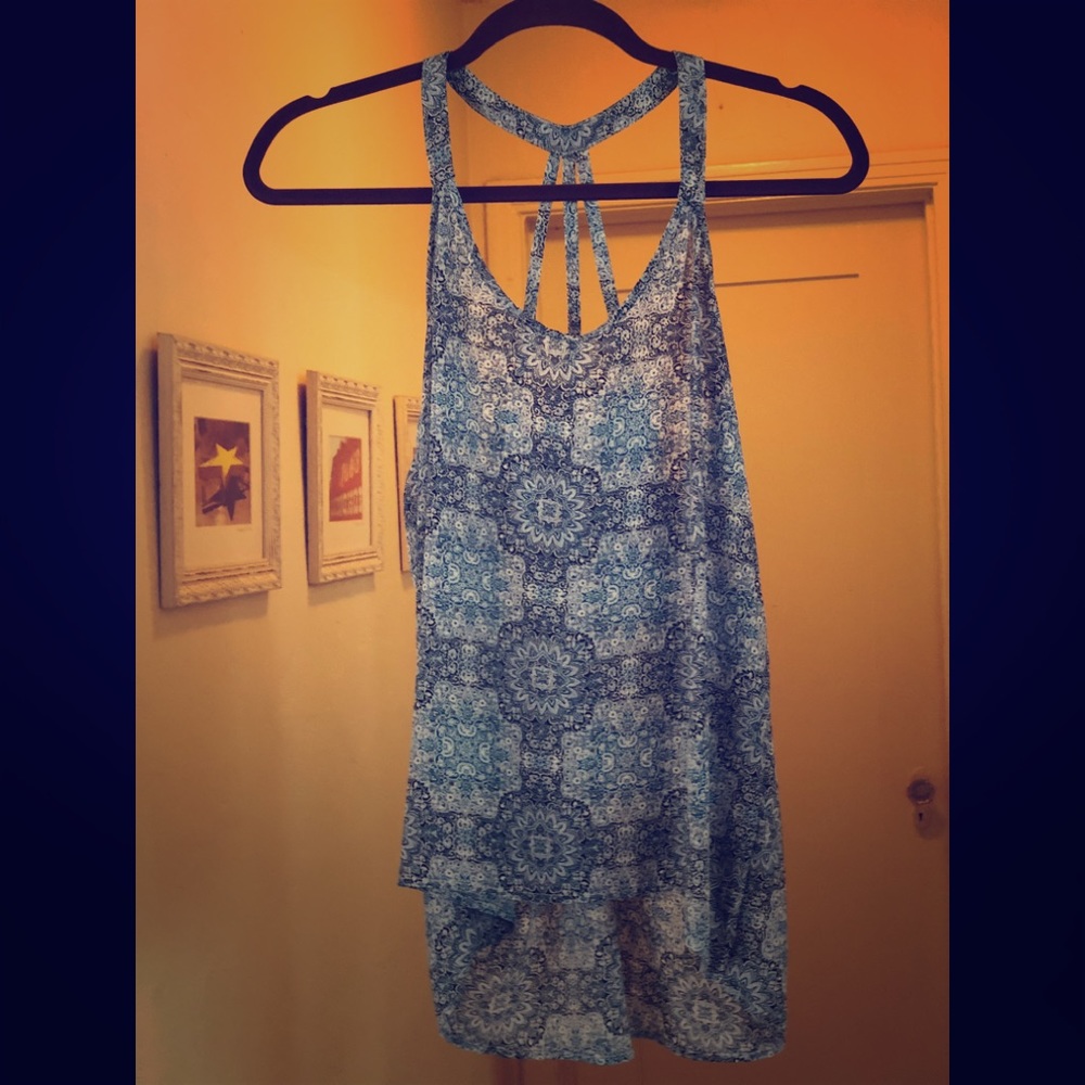 Floral Sleeveless Blouse